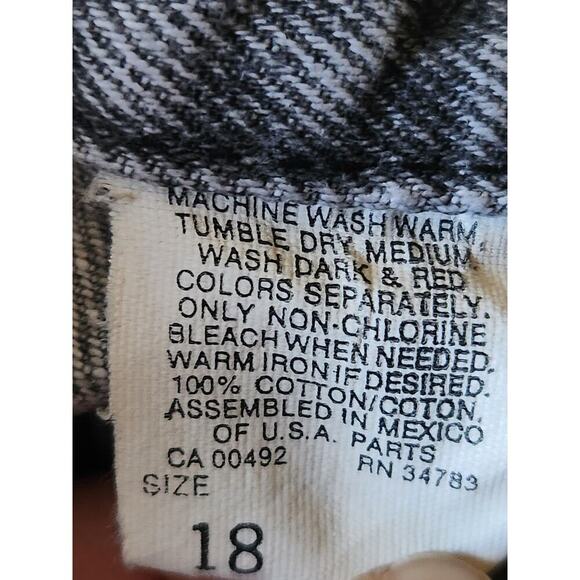 Lee Jeans Women's Sz 18 27x30 Gray Acid Tapered The Falcon League Navigation VTG - Picture 5 of 6